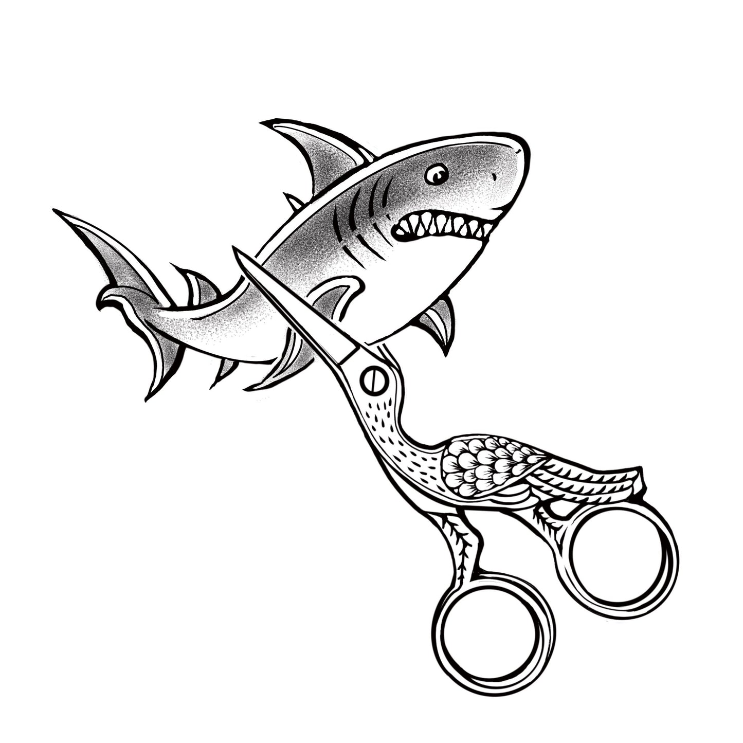 XIAOQING : Scissor Series Shark : $400-$650