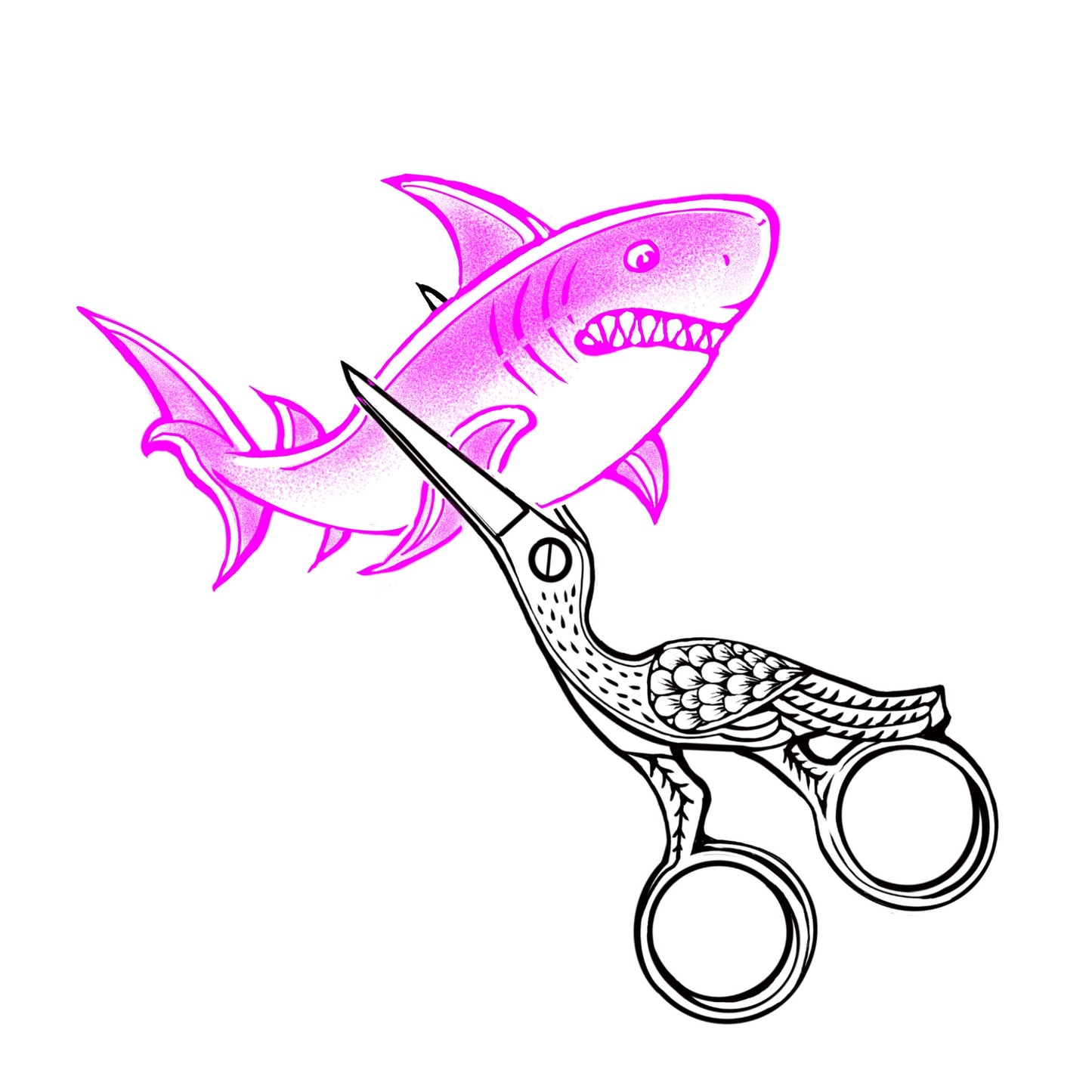 XIAOQING : Scissor Series Shark : $400-$650