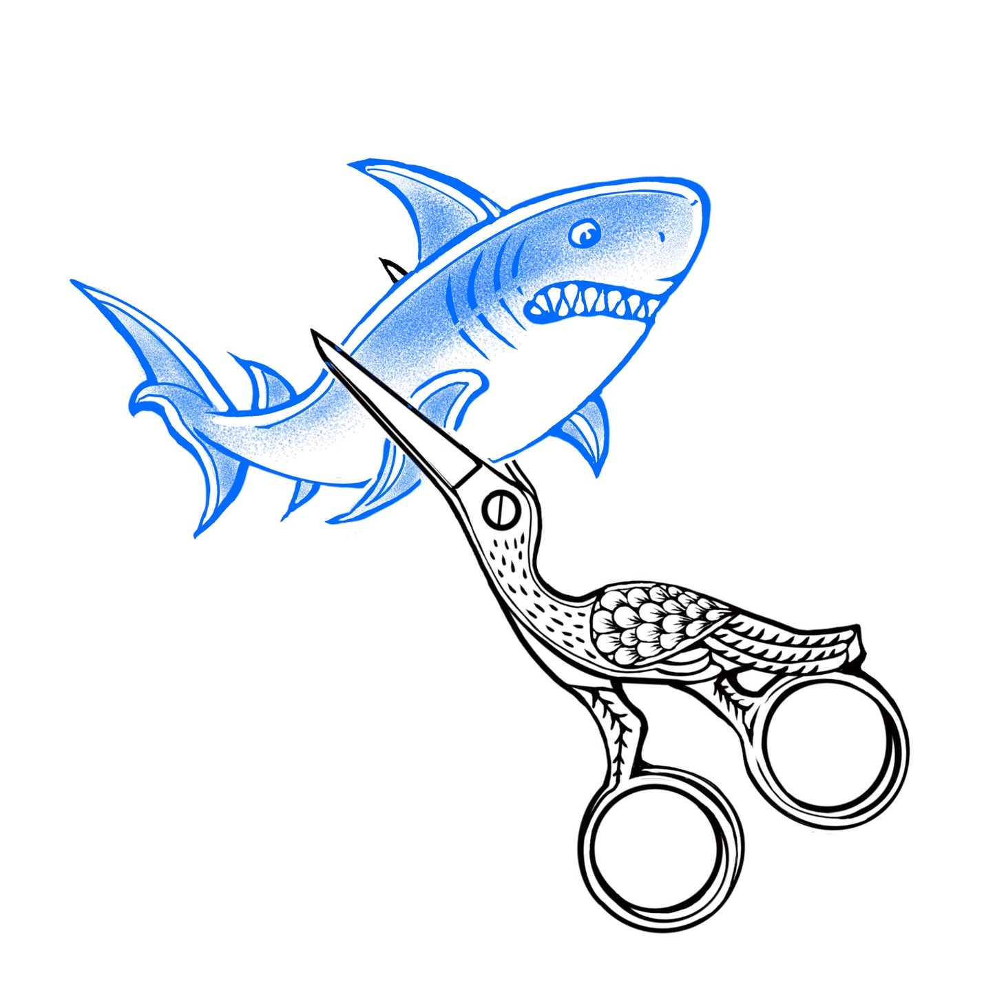 XIAOQING : Scissor Series Shark : $400-$650