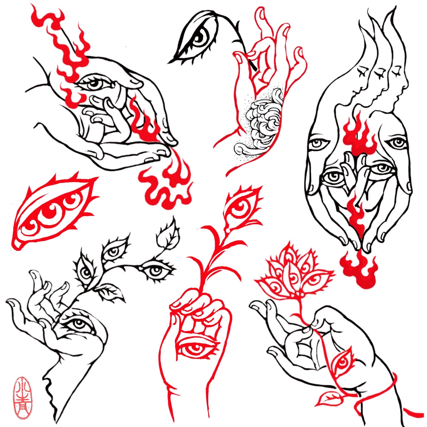 XIAOQING : Hands Series III : $300-$550