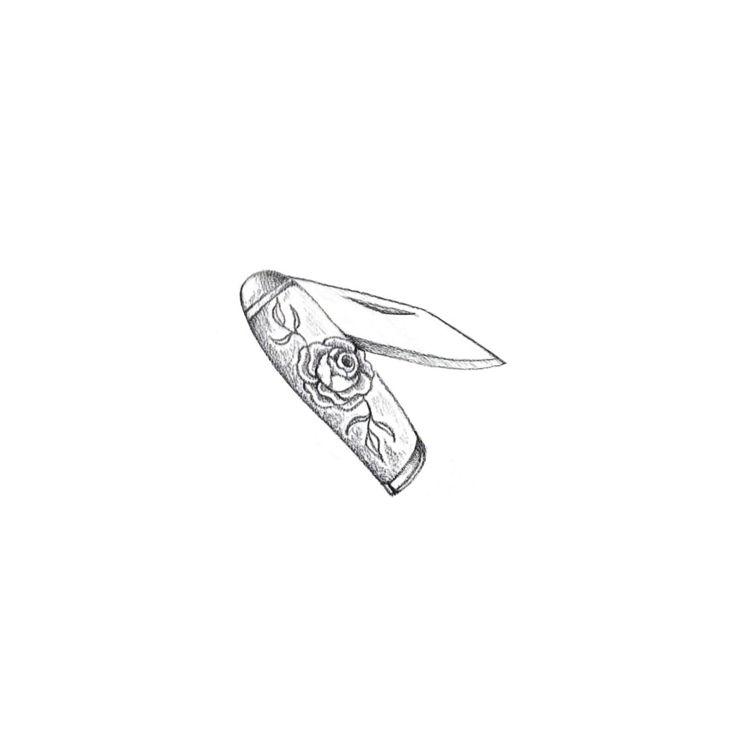 DIANA : Valentine's Day - Rose Pocket Knife : $225