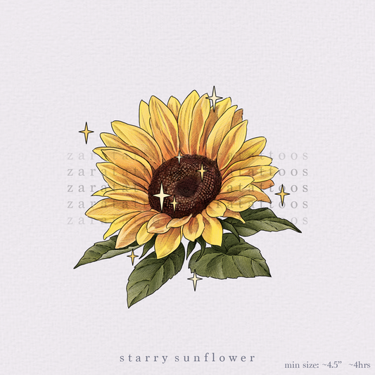 ZARA :  Starry Sunflower I - 4 Hours