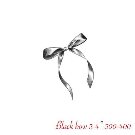 VICTORIA : Black Bow : $300-$400