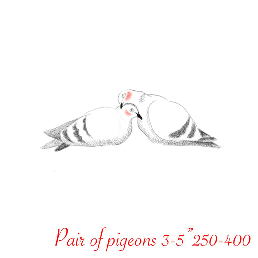 VICTORIA : Pair of Pigeons : $250-$400