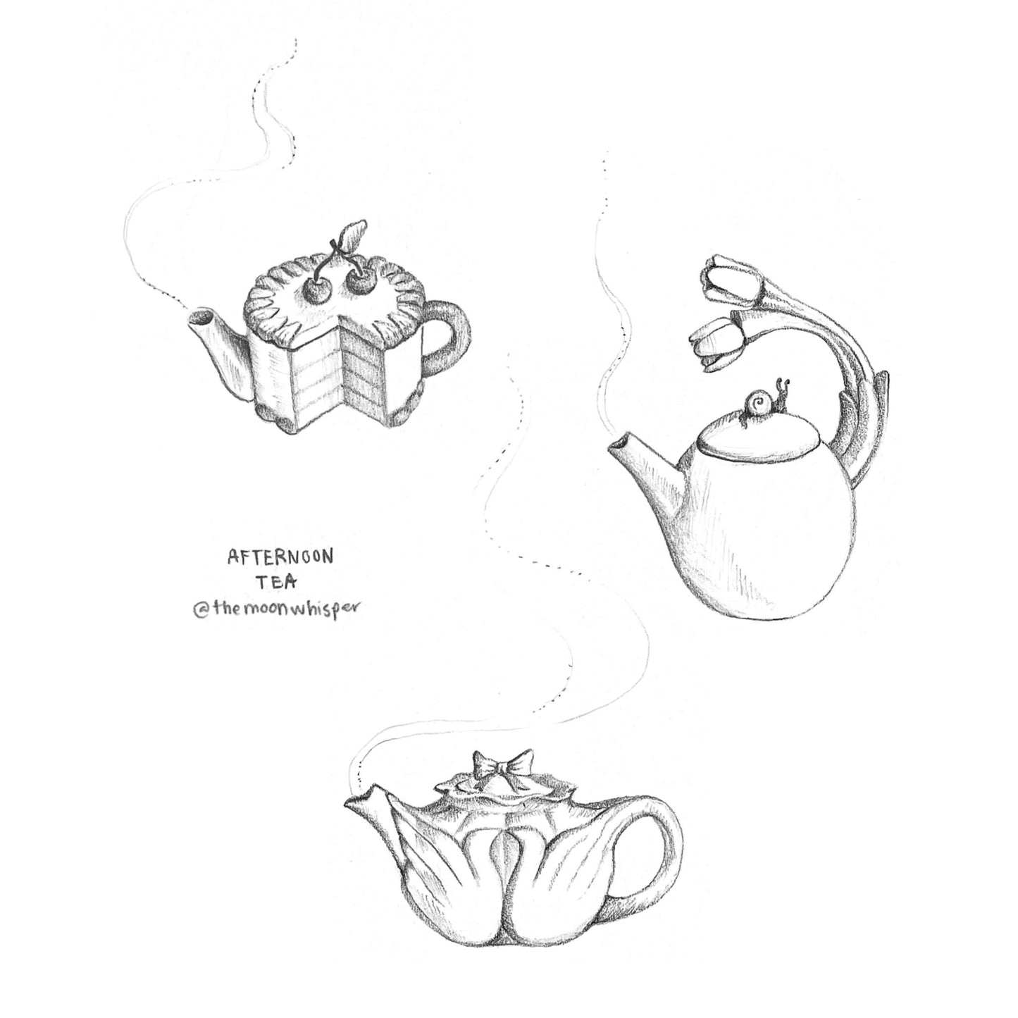 DIANA : Tulip Teapot: : $275