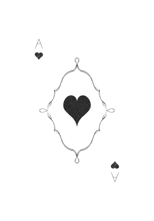 MARTE : Ace of Hearts : $350