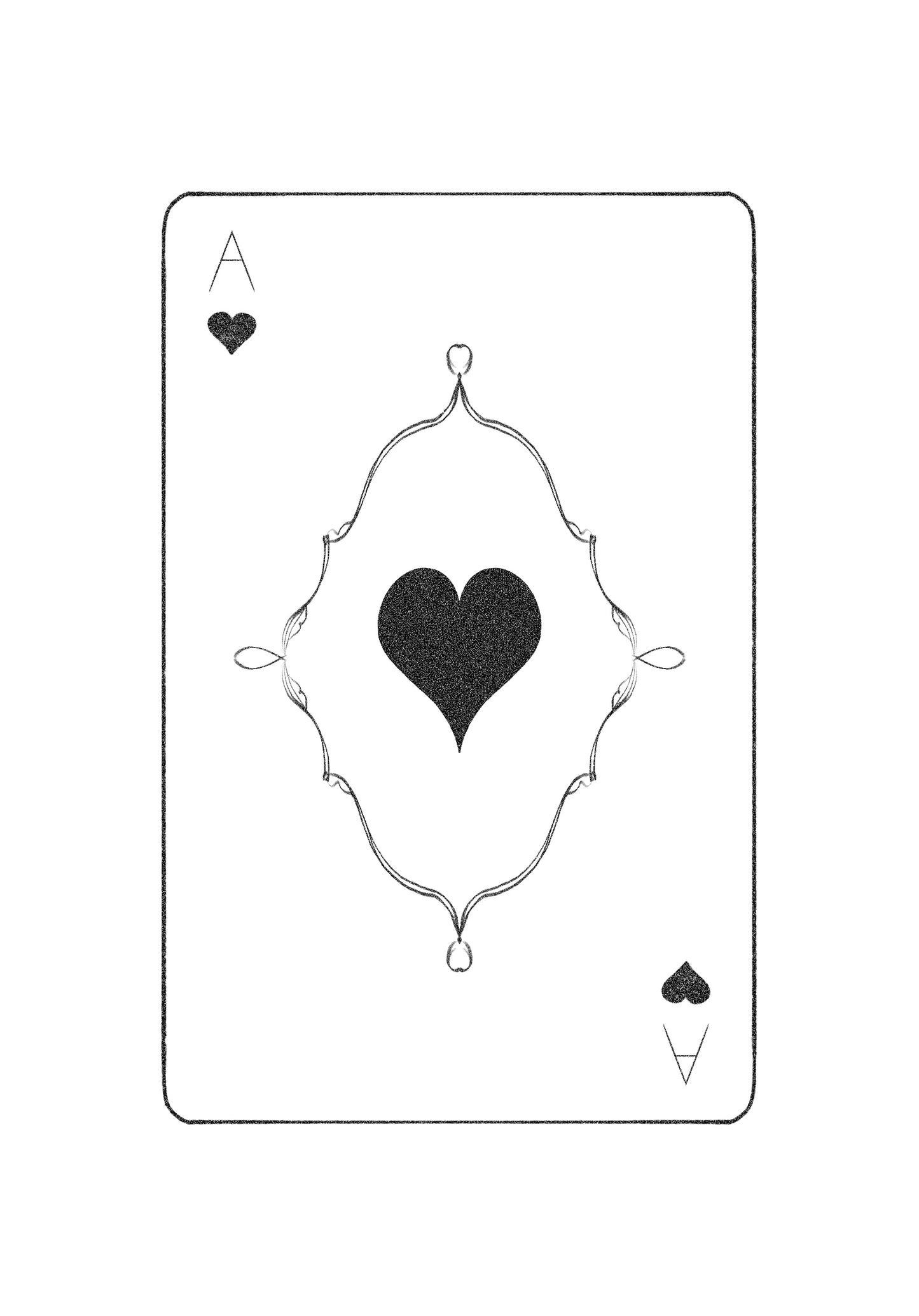MARTE : Ace of Hearts : $350