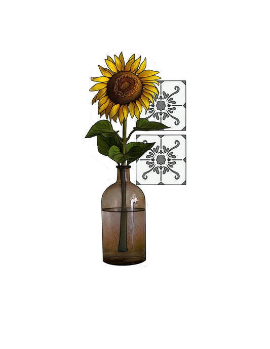 STEPHEN : Sunflower Vase : $750