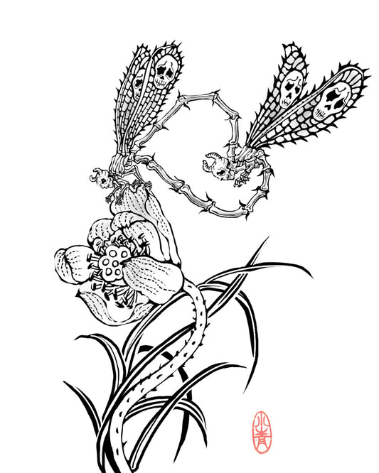 XIAOQING : Devil Dragonflies : $500-$750