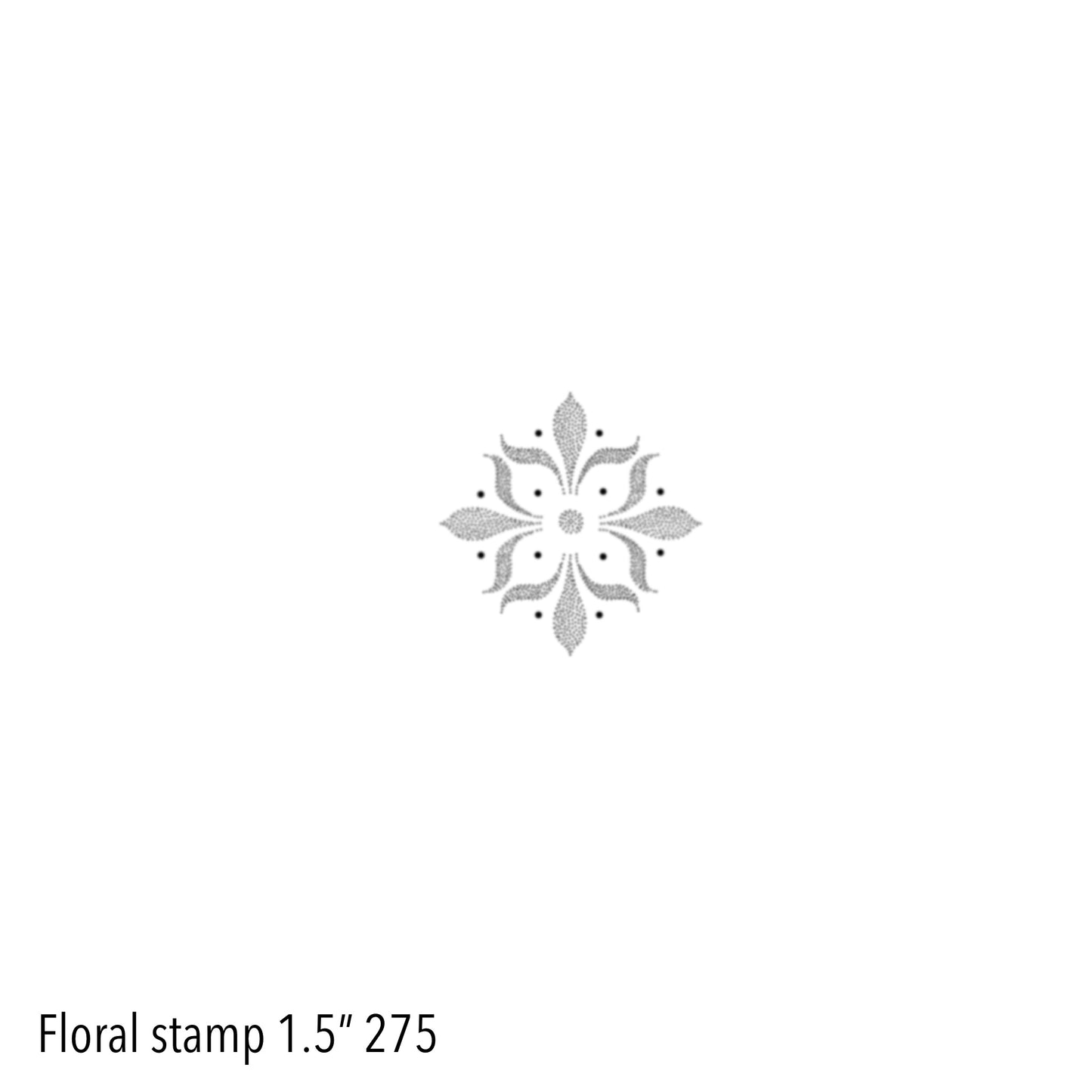 VICTORIA : Floral Stamp : $275
