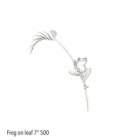 VICTORIA : Frog with Leaf : $500