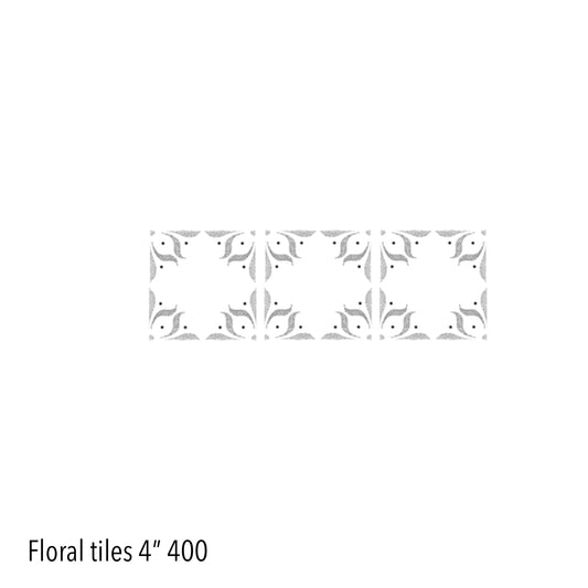 VICTORIA : Floral Tiles : $400