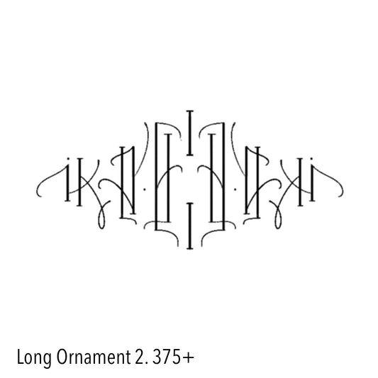 VICTORIA : Long Ornament II : $375+