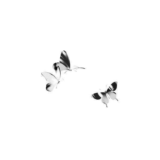 RIVER : Abstract Butterflies : $600