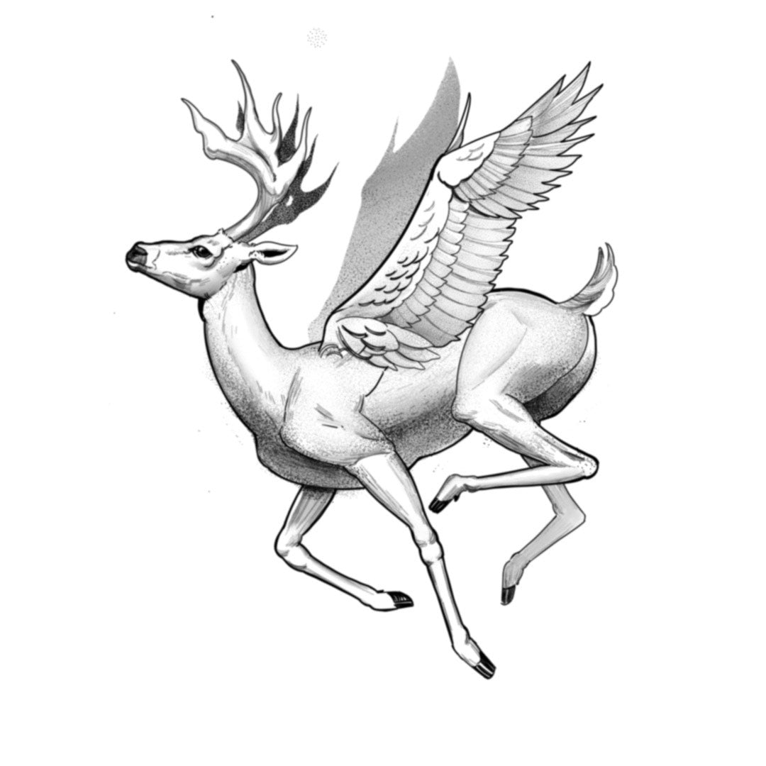 EVER : Flying Deer : $650