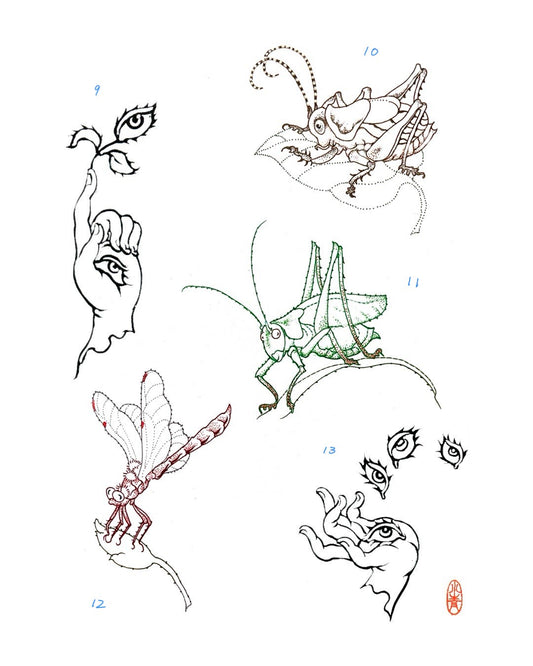 XIAOQING : Grasshopper Flash Sheet : $150-$350