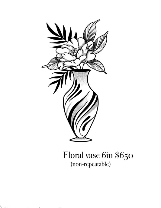 LIV :  Floral Vase : $650