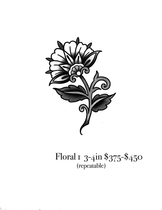 LIV : Floral I : $375 - $450
