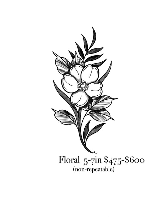 LIV : Floral II : $475 - $600