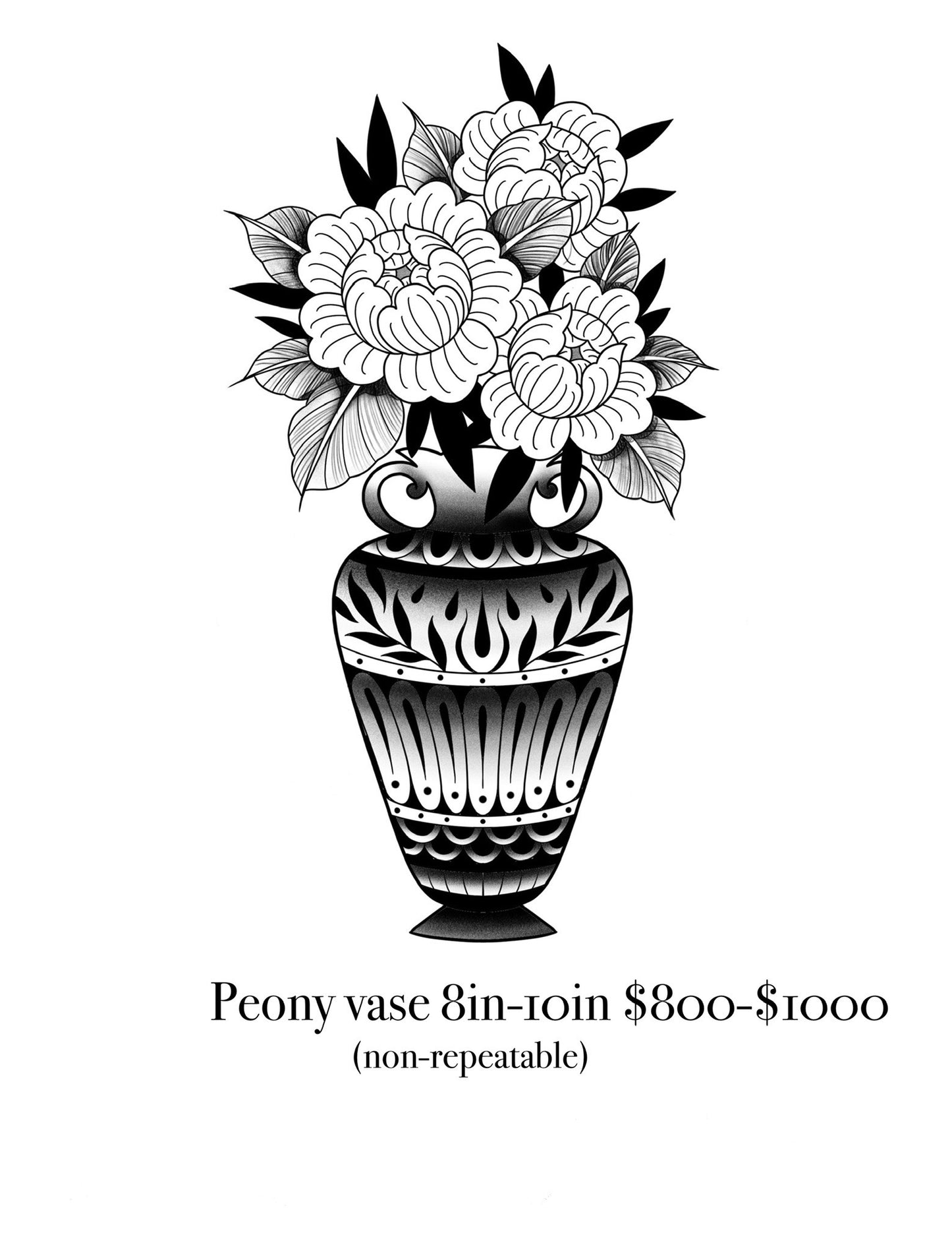 LIV : Peony Vase: $800 - $1000