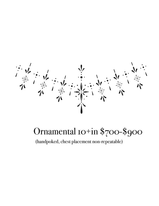 LIV : Ornamental : $800 - $1000