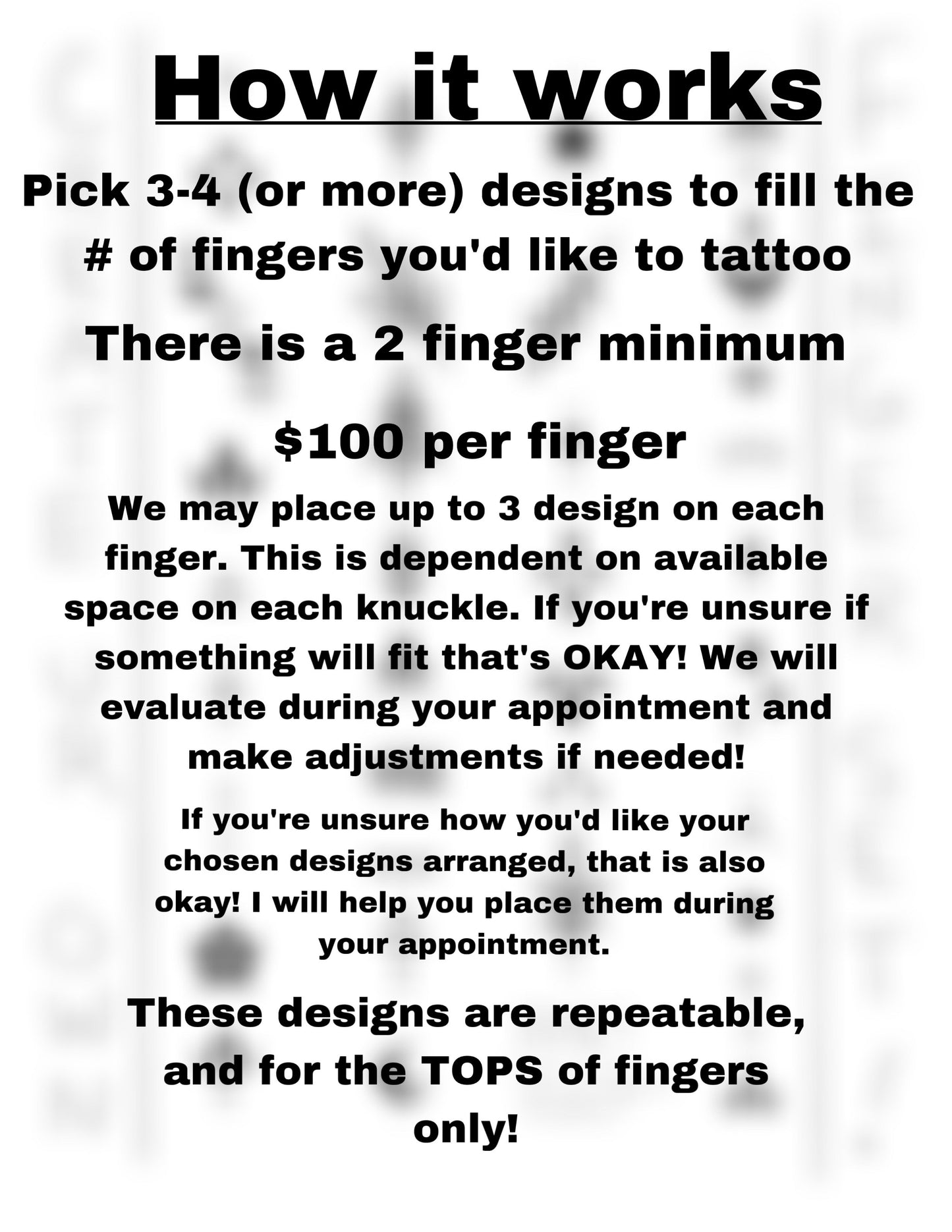 LIV : Finger Sets : $100
